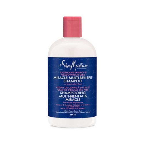 Shea Moisture - Champú Miracle Multi-Benefict - Caña de azucar y espuma de prado