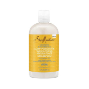 Shea Moisture - Champú para cabello con porosidad baja - Aceites de semilla de uva y árbol de té