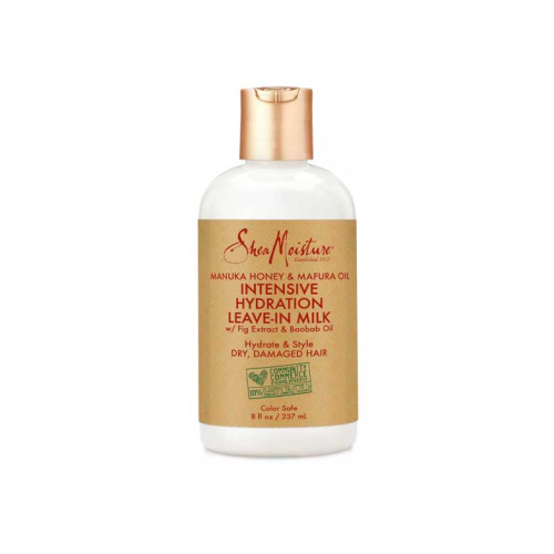 Shea Moisture - Crema sin aclarado Hidratación Intensiva - Miel de manuka y aceite de mafura