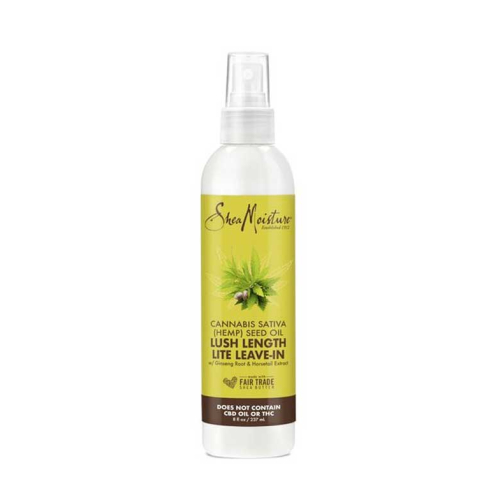 Shea Moisture - Tratamiento sin aclarado Lush Length - Aceite de semilla de Cannabis Sativa