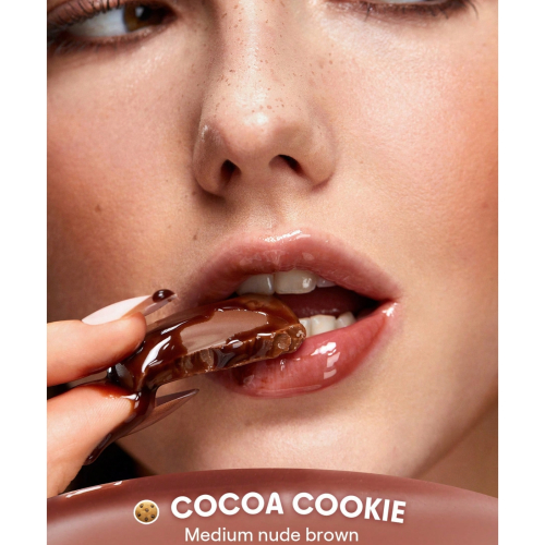 SHEGLAM - Bálsamo labial hidratante Crystal Glaze - Cocoa Cookie