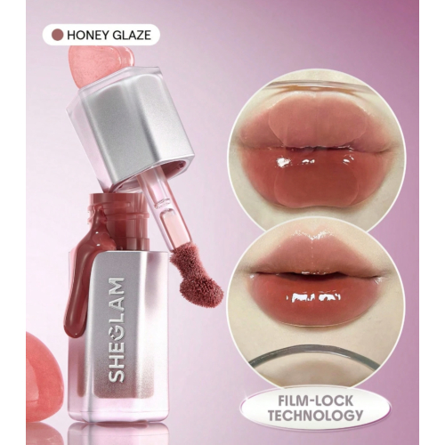 SHEGLAM - Brillo de labios Glass Lock Air - Honey Glaze
