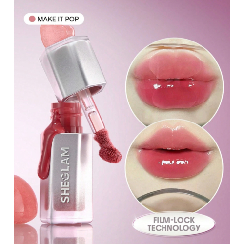 SHEGLAM - Brillo de labios Glass Lock Air - Make lt Pop