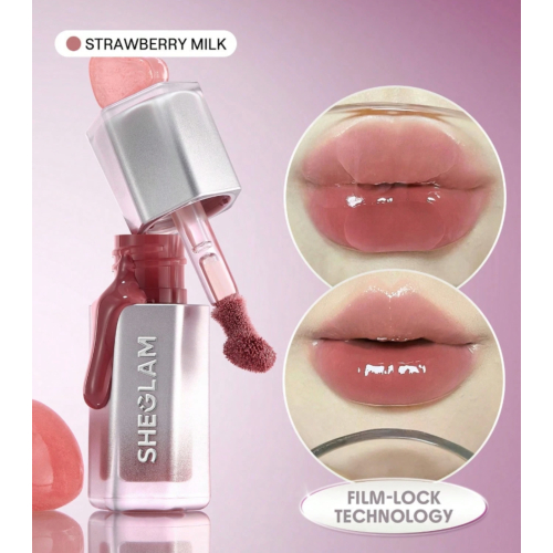 SHEGLAM - Brillo de labios Glass Lock Air - Strawberry Milk