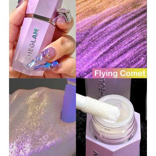 SHEGLAM - Iluminador líquido Chroma-Glow Bloom - Flying Comet
