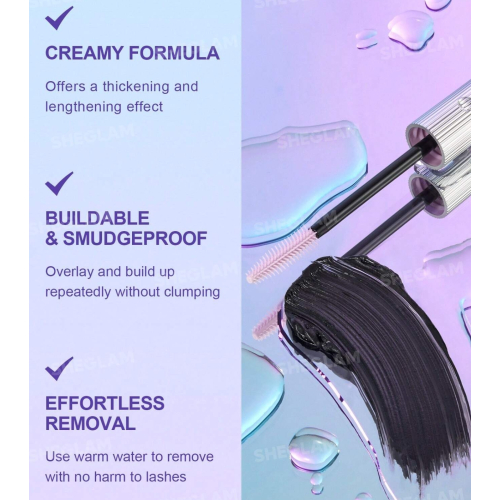 SHEGLAM - Máscara de pestañas Flutter Wink Volumizing