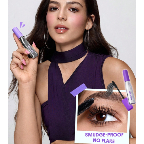 SHEGLAM - Máscara de pestañas Lashlighter Mega Boost - Black