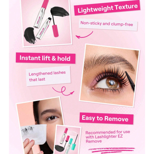 SHEGLAM - Máscara de pestañas Lashlighter Up & Out - Black