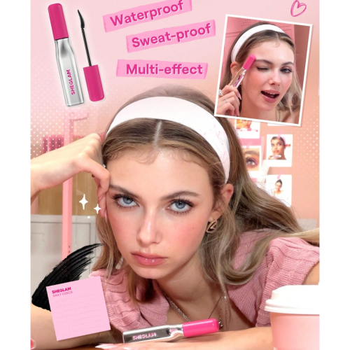 SHEGLAM - Máscara de pestañas Lashlighter Up & Out - Black