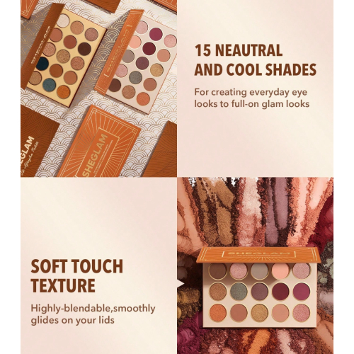 SHEGLAM - Paleta de sombras Afterglow
