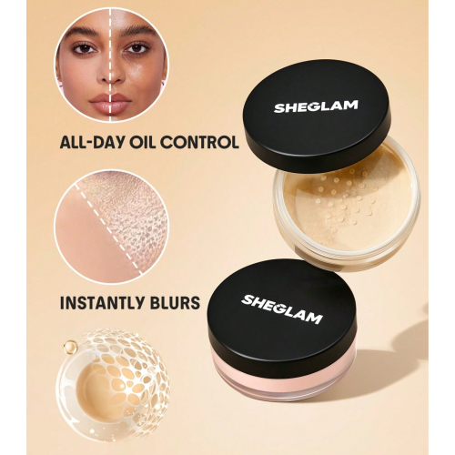 SHEGLAM - Polvos fijadores Baked Glow - Banana
