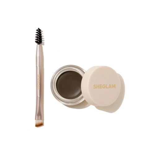 SHEGLAM - Pomada de cejas resistente al agua Boss Brow - Dark Brown