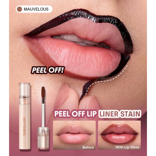 SHEGLAM - Tinte labial Peel-off Fall In Line - Mauvelous