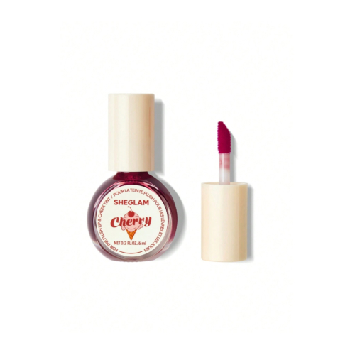 SHEGLAM - Tinte para labios y mejillas For The Flush - Cherry Picked