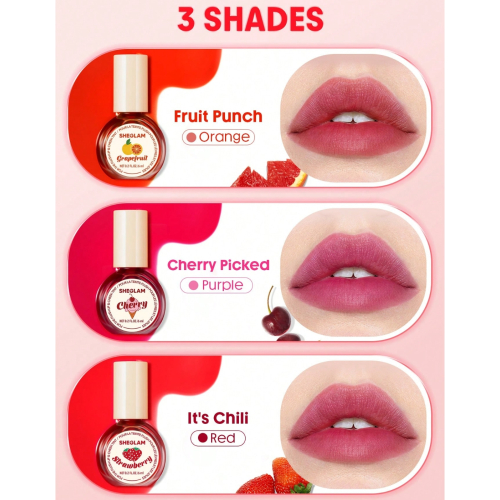 SHEGLAM - Tinte para labios y mejillas For The Flush - Cherry Picked