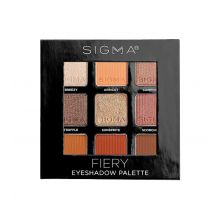 Sigma Beauty - Paleta de sombras Fiery