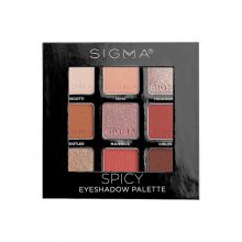 Sigma Beauty - Paleta de sombras Spicy