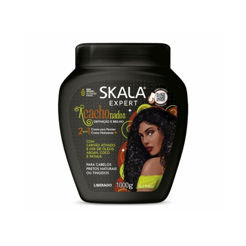 Skala - Crema acondicionadora Acachonados 1kg - Cabello negros encrespados y rizados