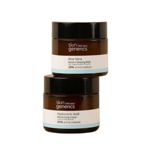 Skin Generics -  Dúo hidratante regeneradora Day & Night Restoring Duo