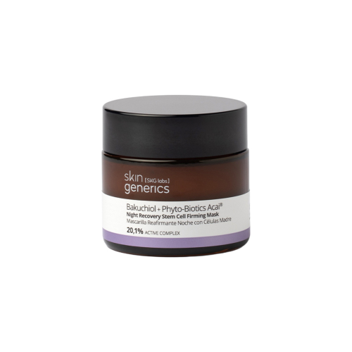 Skin Generics - Mascarilla facial reafirmante de noche con células madre Bakuchiol + Phyto-Biotics Acai