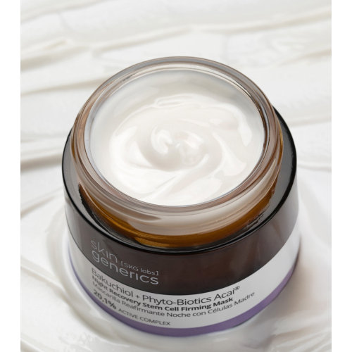 Skin Generics - Mascarilla facial reafirmante de noche con células madre Bakuchiol + Phyto-Biotics Acai