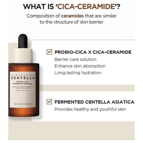 SKIN1004. - *Probio-CICA* - Ampolla intensiva con Centella Asiática de Madagascar