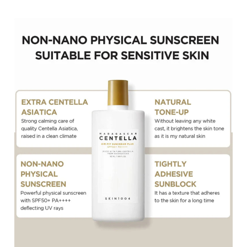 SKIN1004 - Protector solar con Centella Asiática de Madagascar SPF50+ PA++++ Air-Fit