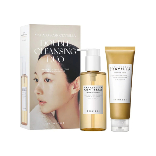SKIN1004 - Set Double Cleansing Duo - Aceite limpiador + Ampoule Foam
