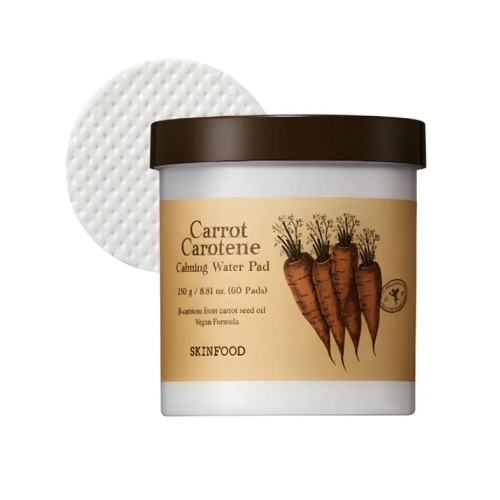 Skinfood - Almohadillas calmantes Carrot Caroten 60 unidades