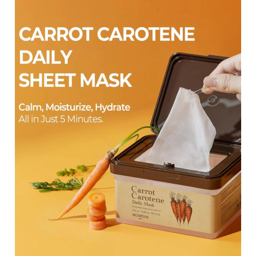 Skinfood - Mascarilla diaria Carrot Carotene - 30 uds
