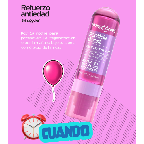 Skingoodies - Sérum facial en bruma antiedad - Peptide Boost