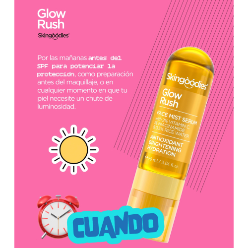 Skingoodies - Sérum facial en bruma iluminadora - Glow Rush