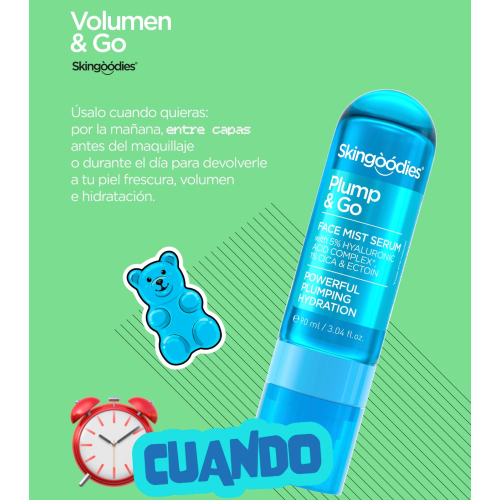 Skingoodies - Sérum facial en bruma hidratante - Plum & Go