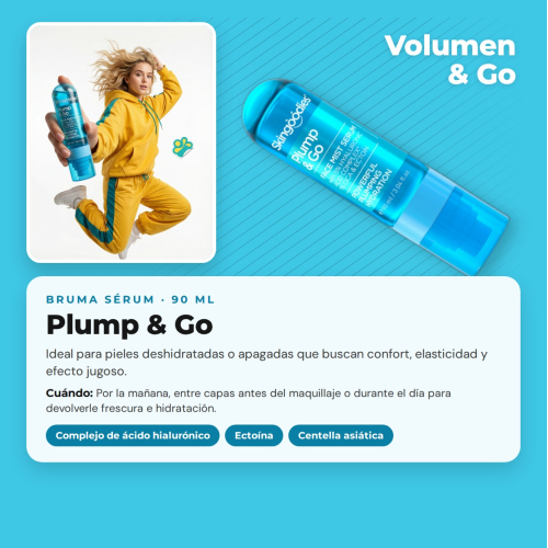Skingoodies - Set Completo de 5 Sérums Faciales en Bruma 90 ml Cada Uno Protección Hidratación Luminosidad Control de Brillos y Firmeza Vegan y Cruelty Free