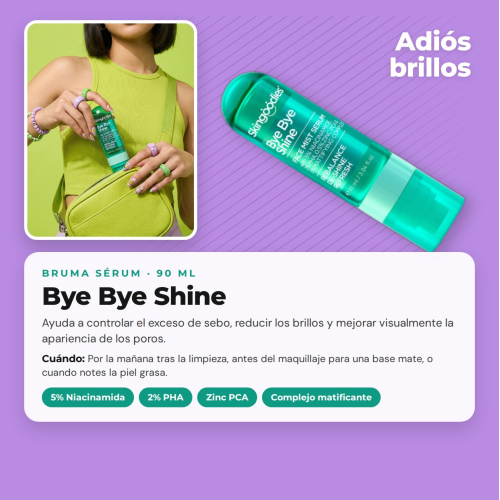 Skingoodies - Set Completo de 5 Sérums Faciales en Bruma 90 ml Cada Uno Protección Hidratación Luminosidad Control de Brillos y Firmeza Vegan y Cruelty Free