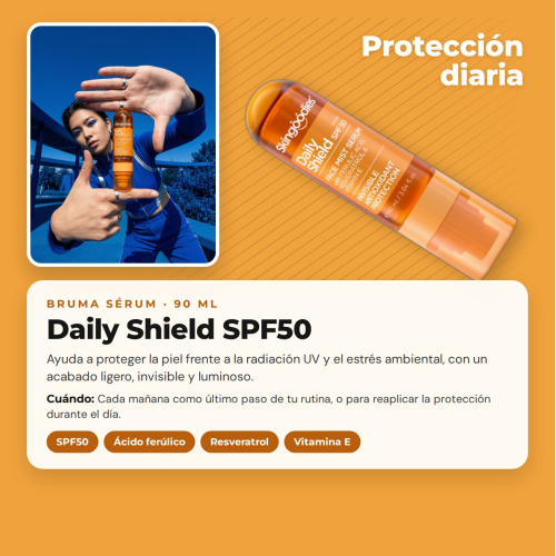 Skingoodies - Set Completo de 5 Sérums Faciales en Bruma 90 ml Cada Uno Protección Hidratación Luminosidad Control de Brillos y Firmeza Vegan y Cruelty Free