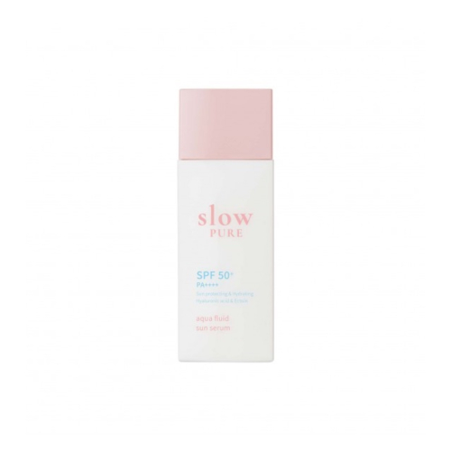 Slowpure - Protector solar facial textura sérum Aqua Fluid Sun SPF50+ PA++++