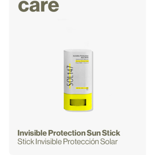 Sol147 - Protector solar facial en stick WaterProof SPF50+ PA++++