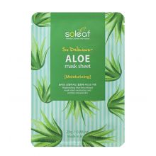 Soleaf - Mascarilla facial hidratante So Delicious - Aloe