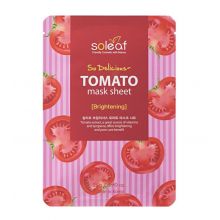 Soleaf - Mascarilla facial iluminadora So Delicious - Tomato