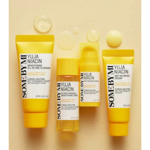 Some by mi - Kit de rutina facial Yuja Niacinamide - Tamaño viaje