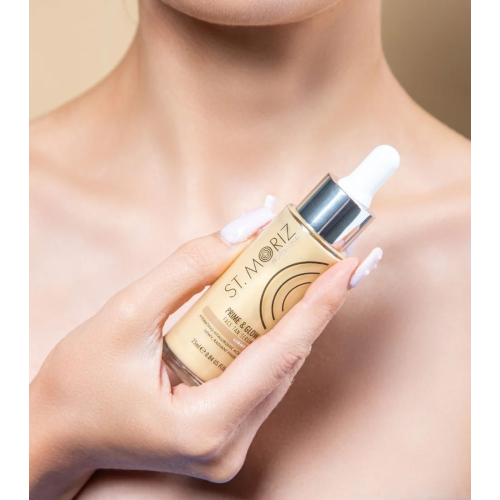 St. Moriz - Autobronceador facial en sérum Prime & Glow - Light