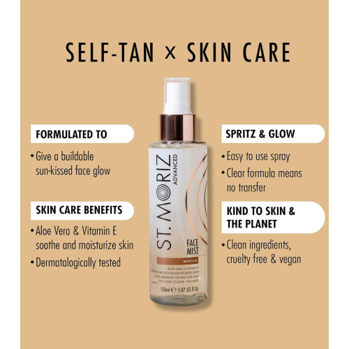 St. Moriz - Bruma autobronceadora gradual facial - Medio