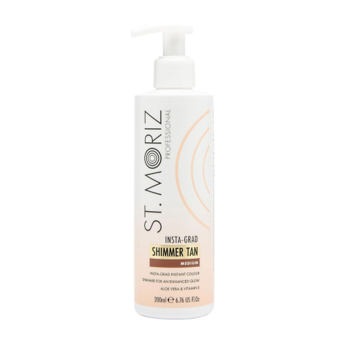 St. Moriz - Loción autobronceadora instantánea con shimmer - Medio