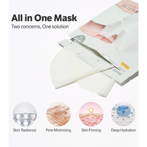 Sungboon Editor - Pack de 4 mascarillas faciales - Deep Collagen