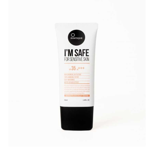 Suntique - Protector solar suave I’m Safe for Sensitive Skin - SPF35+
