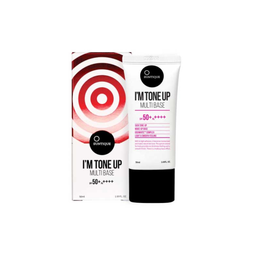 Suntique - Protector solar y prebase de maquillaje I'm Tone Up Multi Base - SPF50+