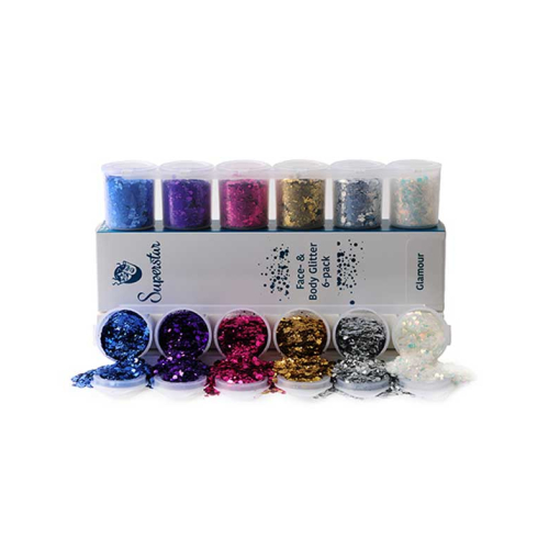 Superstar - Glitter para rostro y cuerpo Chunky Mix - Glamour
