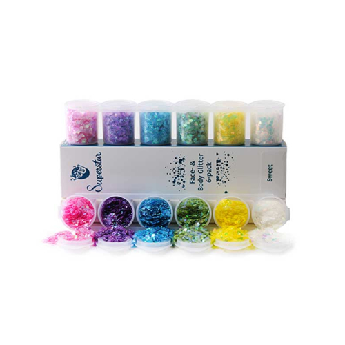 Superstar - Glitter para rostro y cuerpo Chunky Mix - Sweet