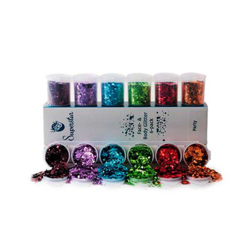 Superstar - Glitter para rostro y cuerpo Chunky Mix - Party
